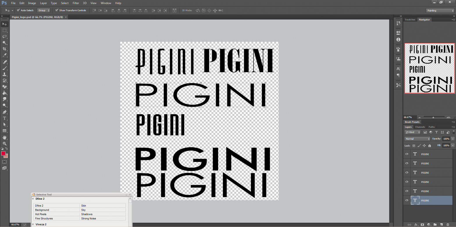 Photoshop Pigini Logo